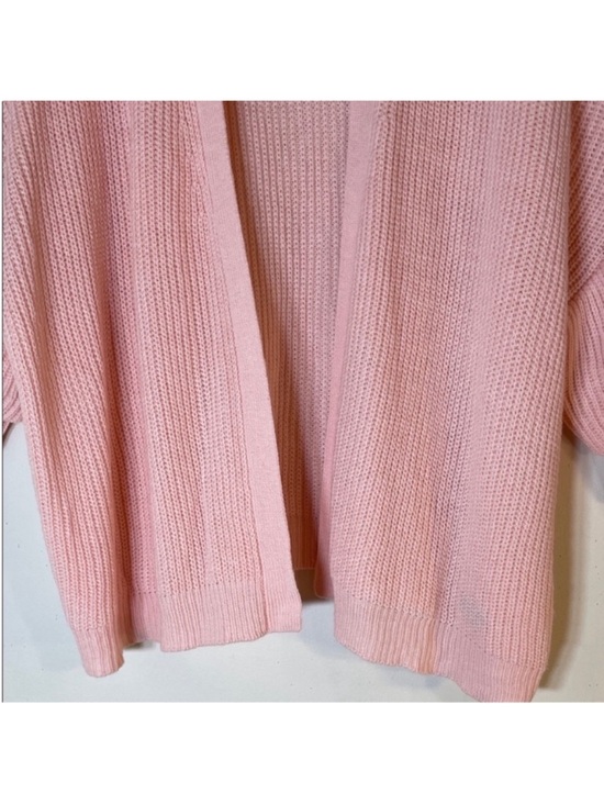 Lane Bryant Boho Peach Pink Ruffled Sleeve Open-Front Cardigan. 18/20. NWT. - Picture 5 of 8
